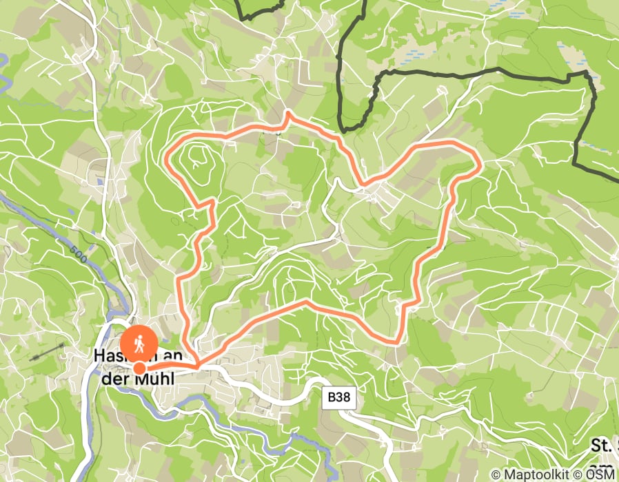 Karte der Tour
