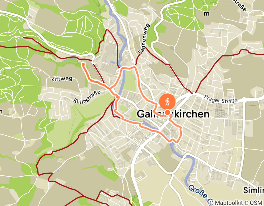 Karte der Tour