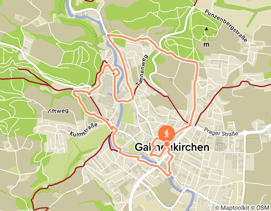 Karte der Tour