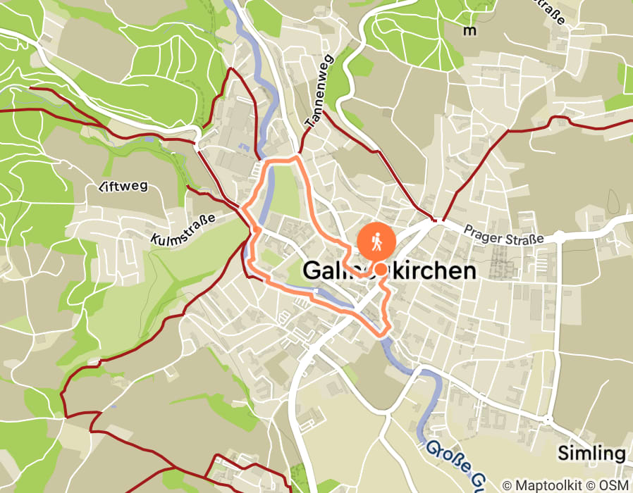 Karte der Tour