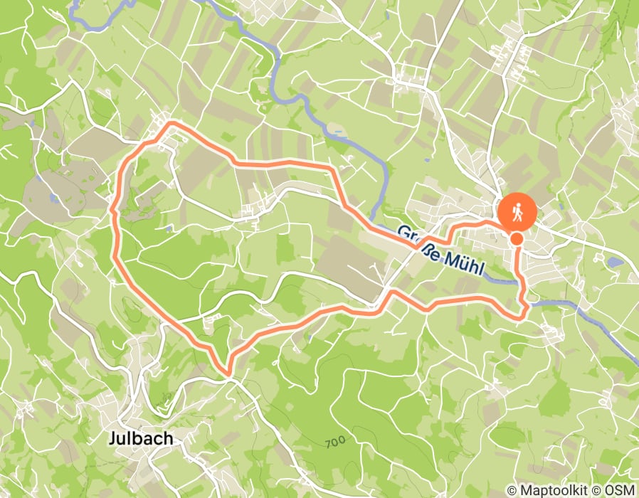 Karte der Tour