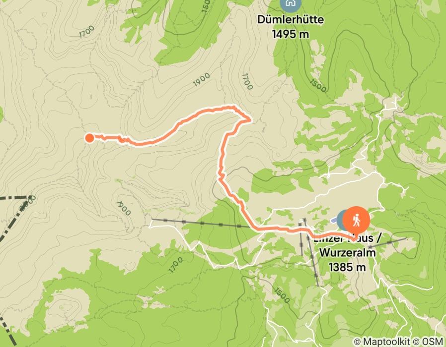 Karte der Tour