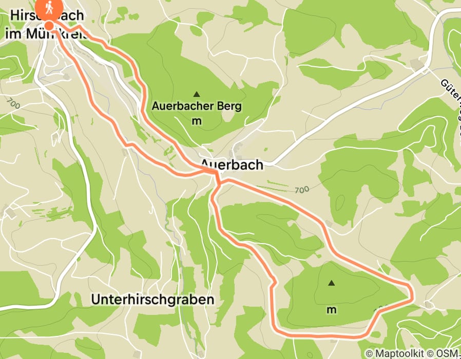 Karte der Tour
