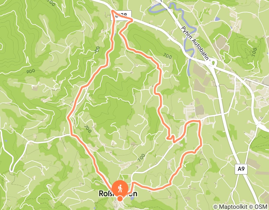 Karte der Tour
