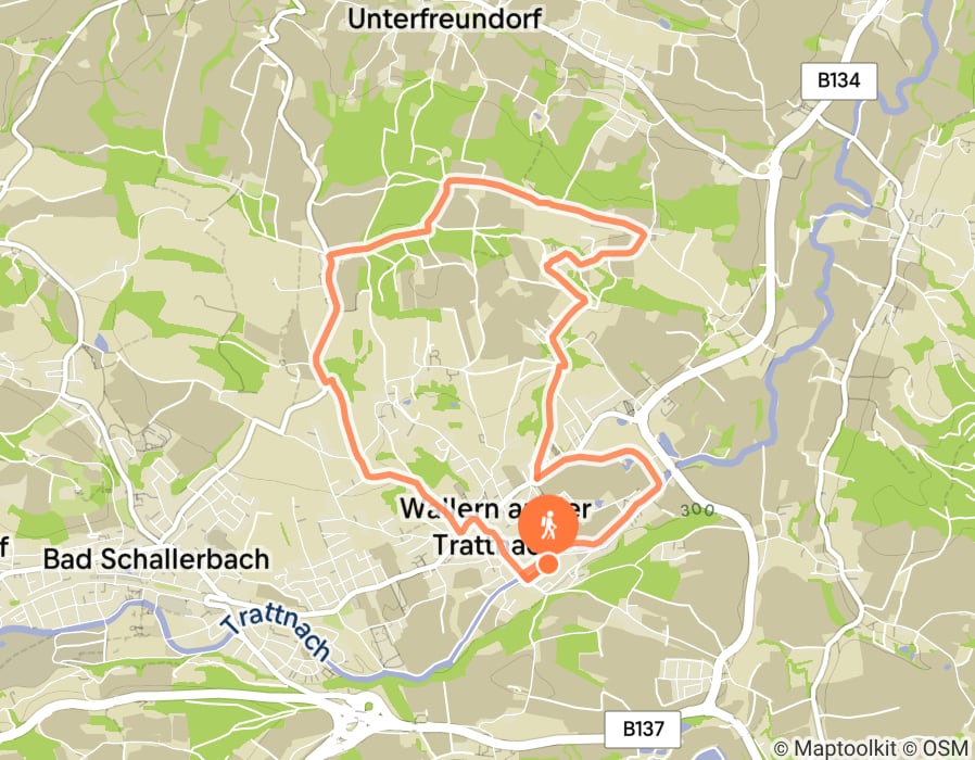 Karte der Tour