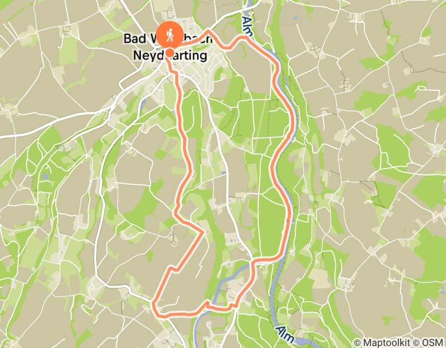 Karte der Tour
