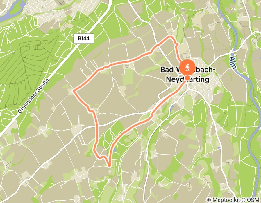 Karte der Tour