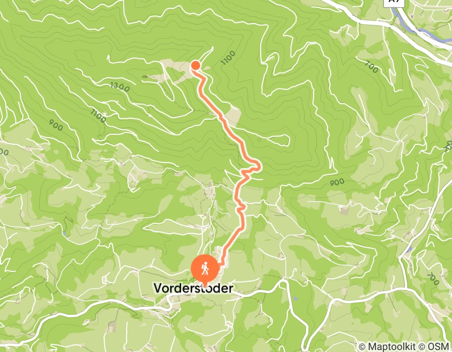Karte der Tour