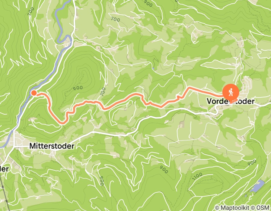 Karte der Tour