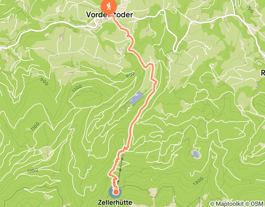 Karte der Tour