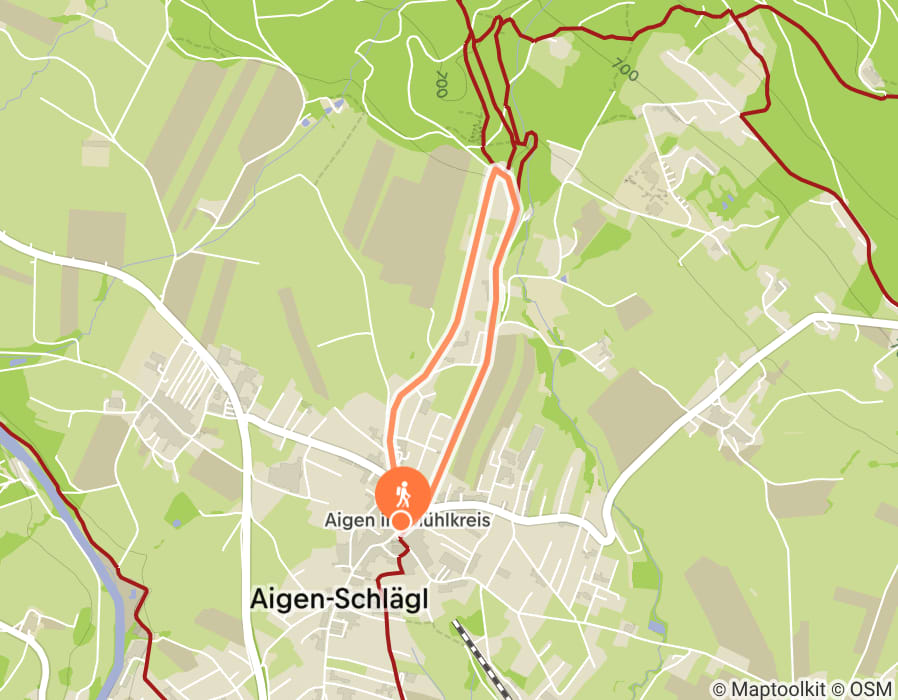 Karte der Tour