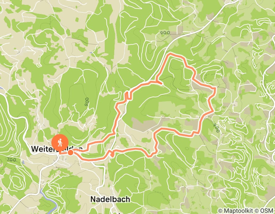 Karte der Tour