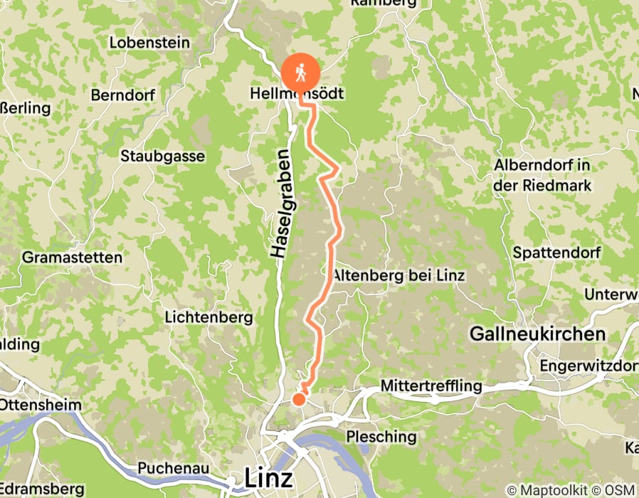 Karte der Tour