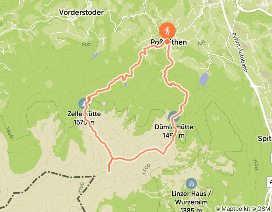 Karte der Tour