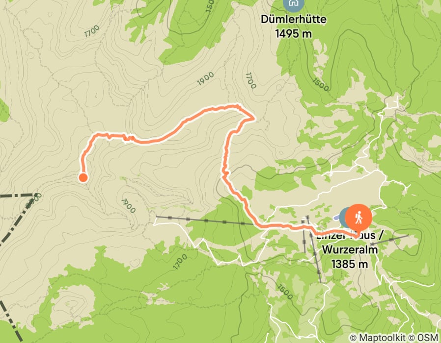 Karte der Tour