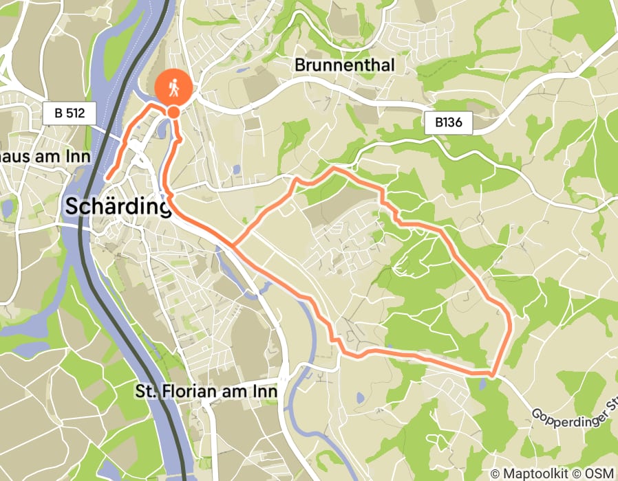 Karte der Tour