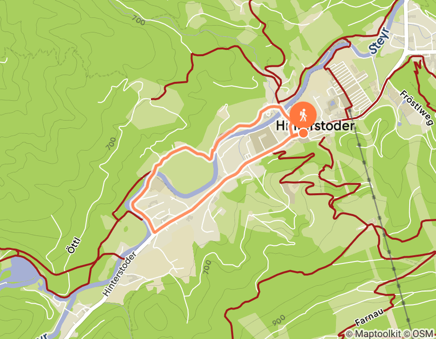 Karte der Tour
