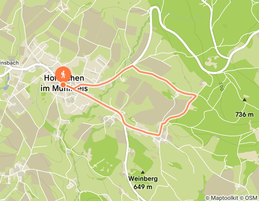 Karte der Tour