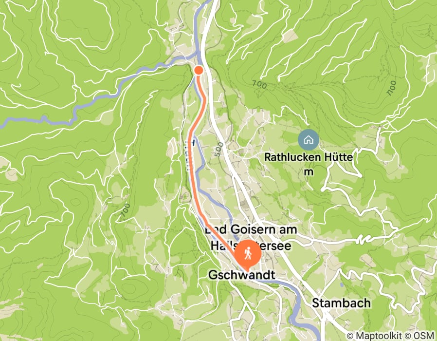 Karte der Tour