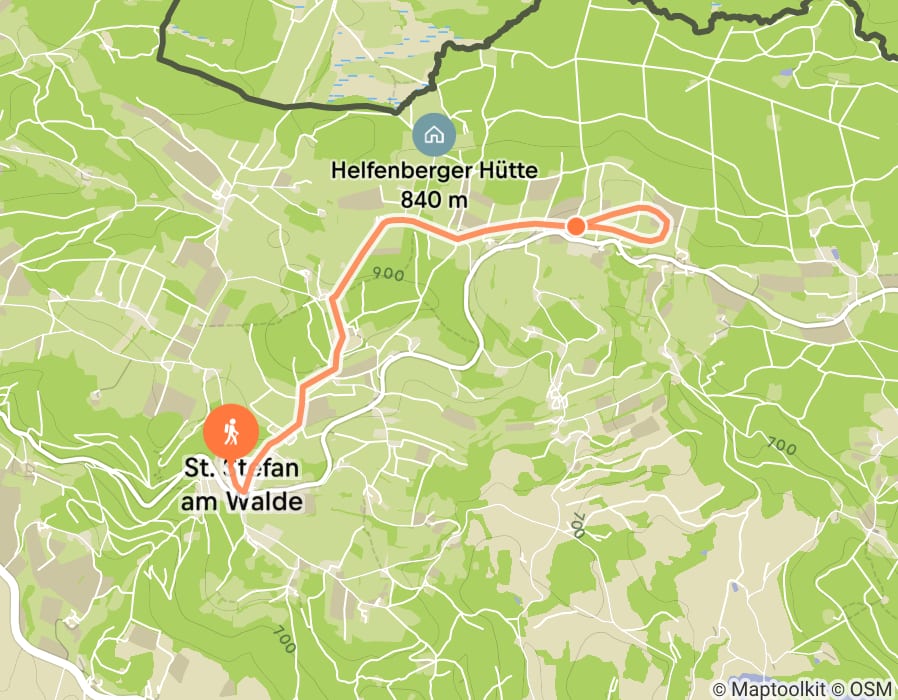 Karte der Tour