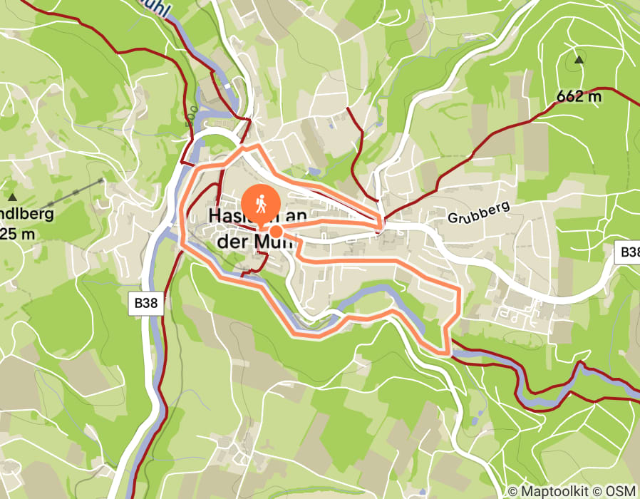 Karte der Tour