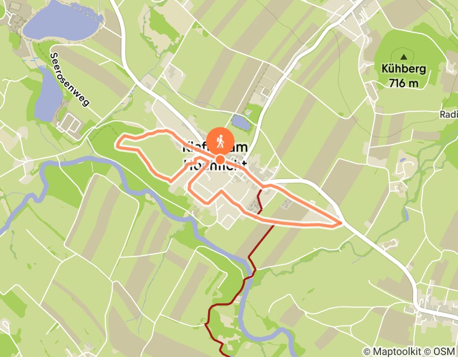 Karte der Tour
