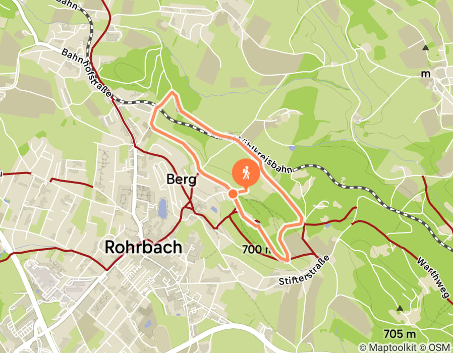 Karte der Tour