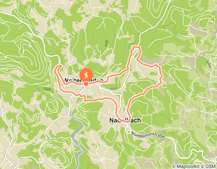 Karte der Tour