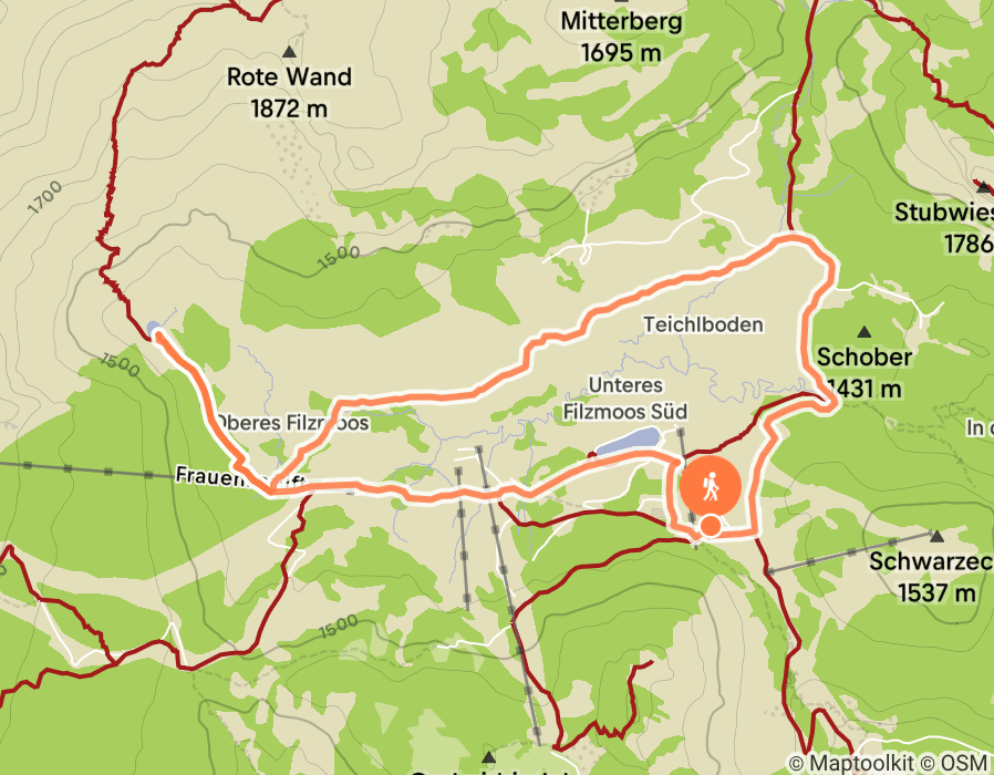 Karte der Tour