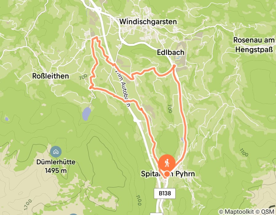 Karte der Tour