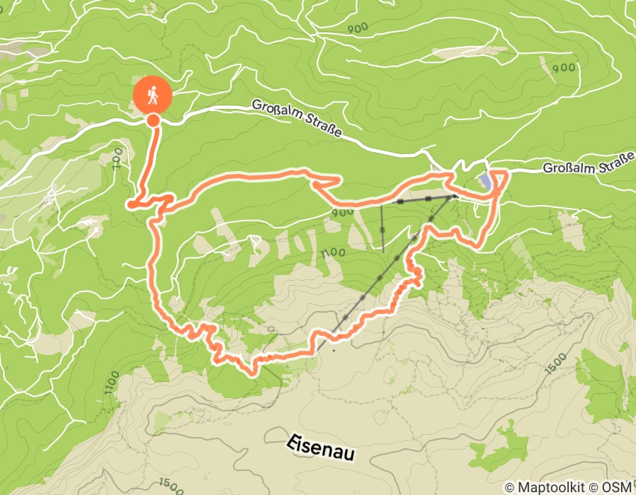Karte der Tour