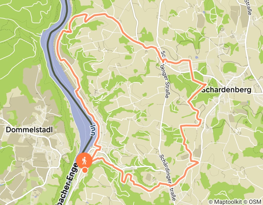 Karte der Tour