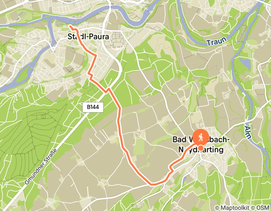 Karte der Tour