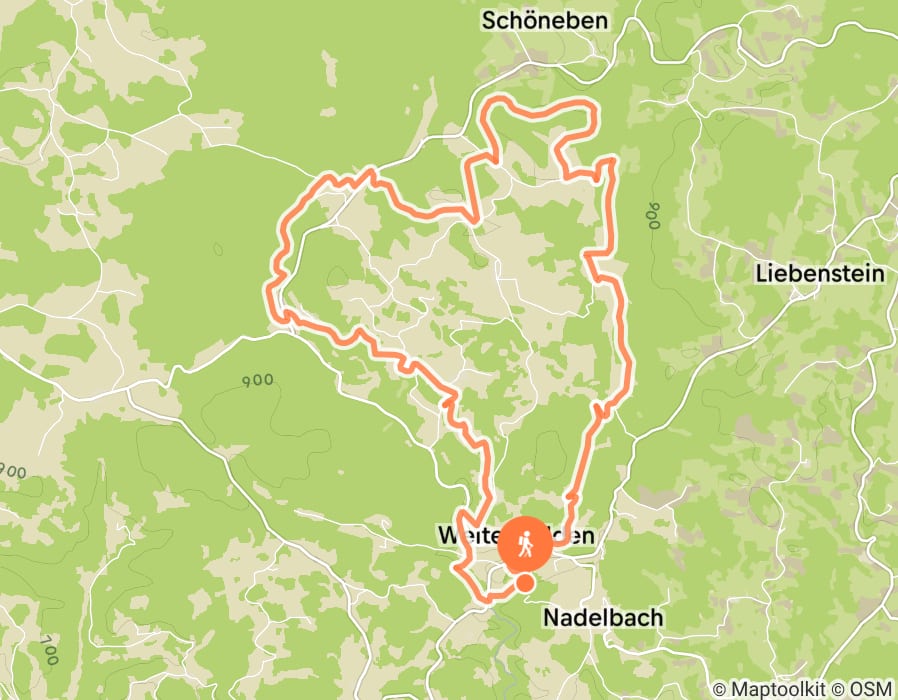Karte der Tour