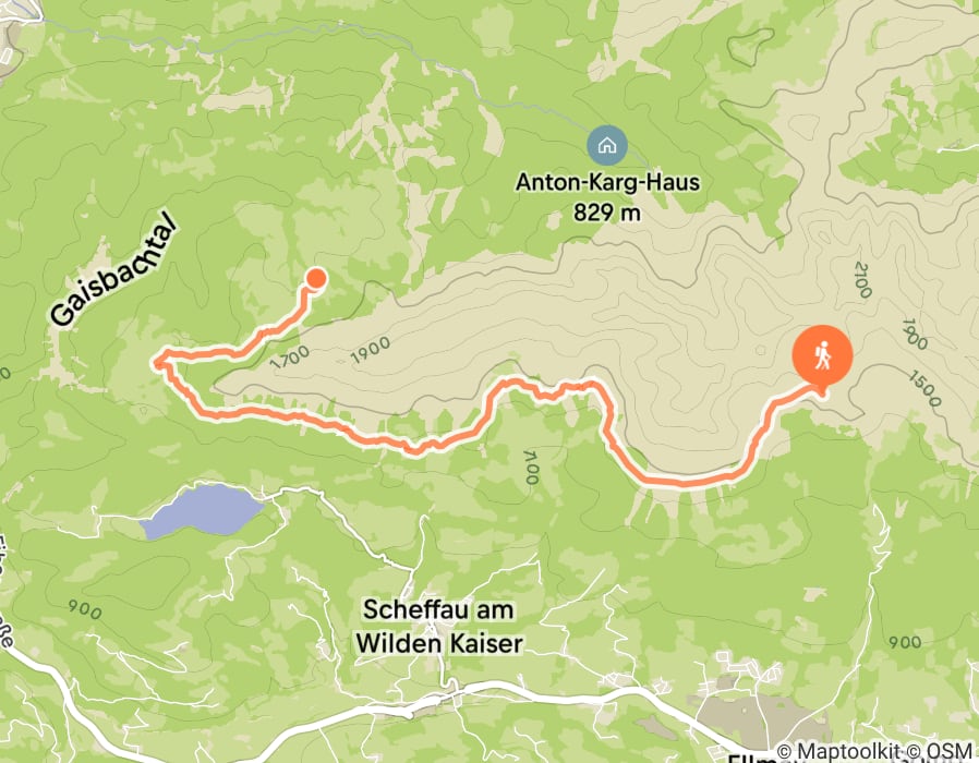 Karte der Tour