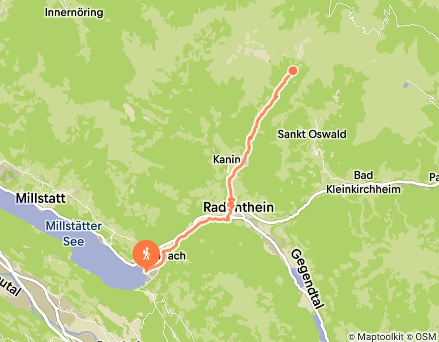 Karte der Tour