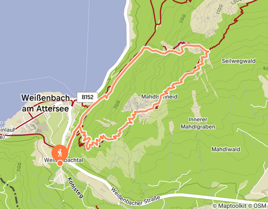 Karte der Tour