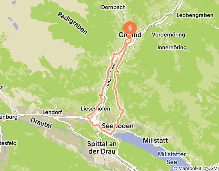 Karte der Tour