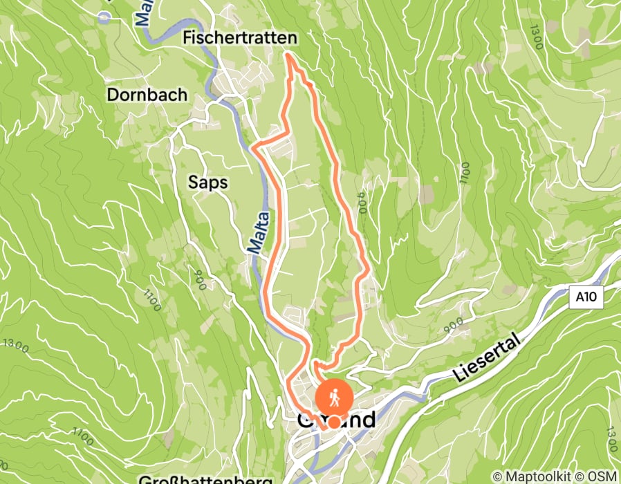 Karte der Tour
