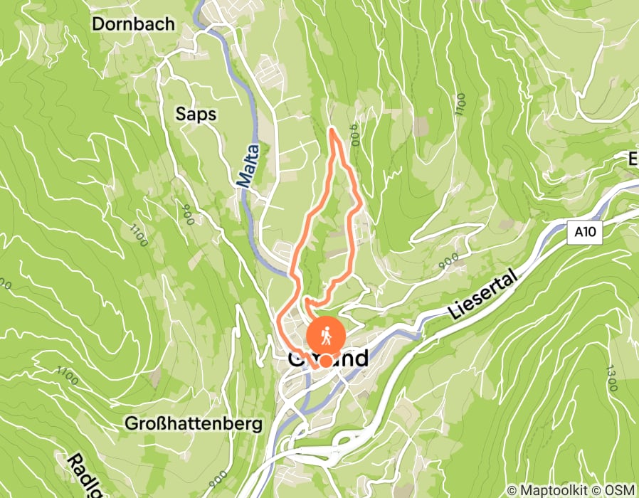 Karte der Tour