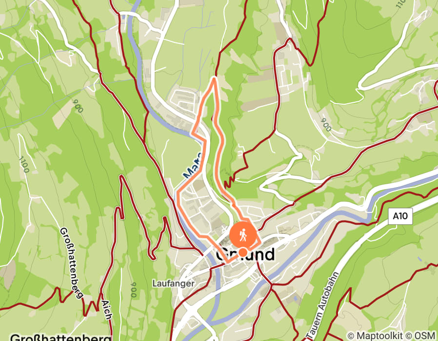 Karte der Tour