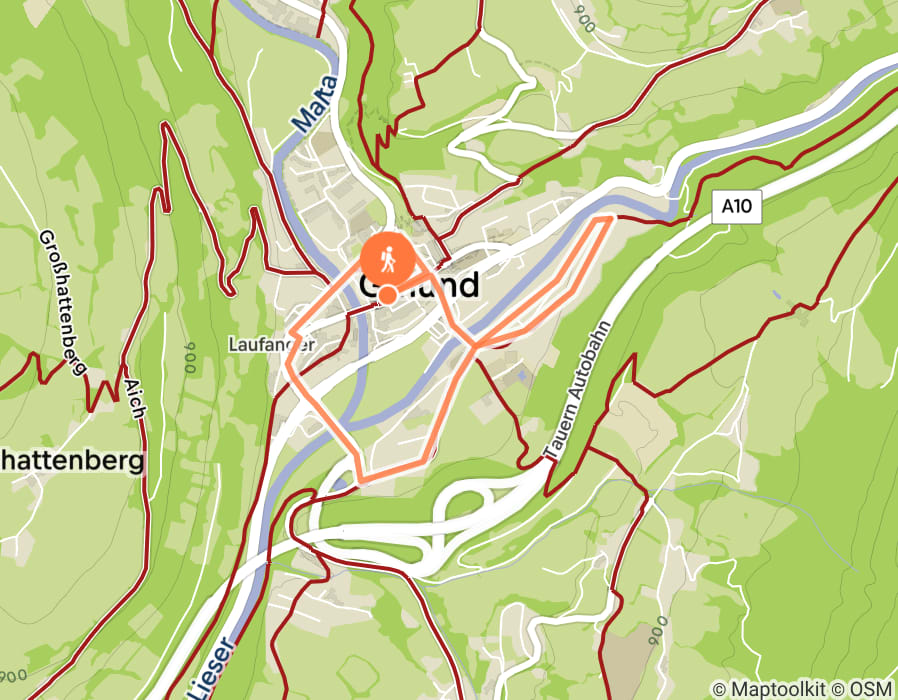 Karte der Tour
