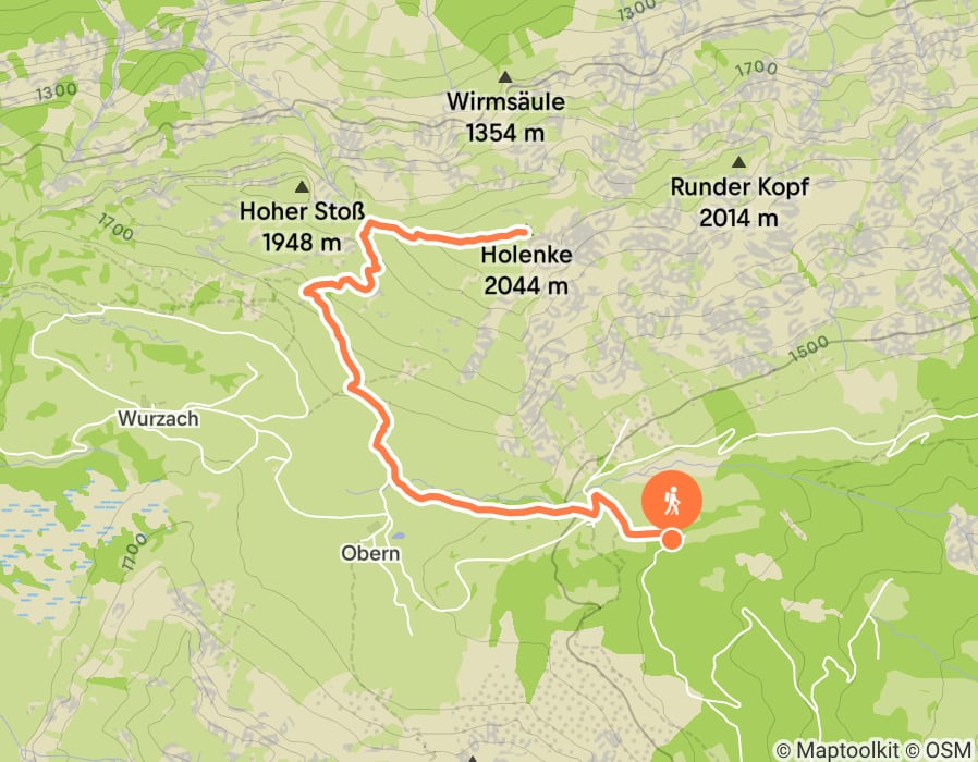 Karte der Tour