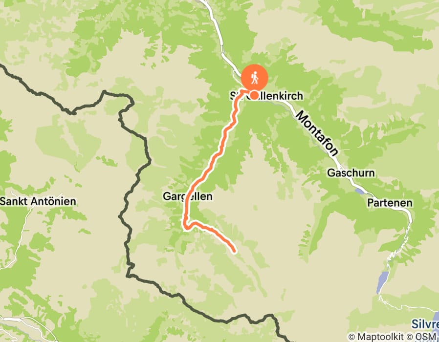 Karte der Tour