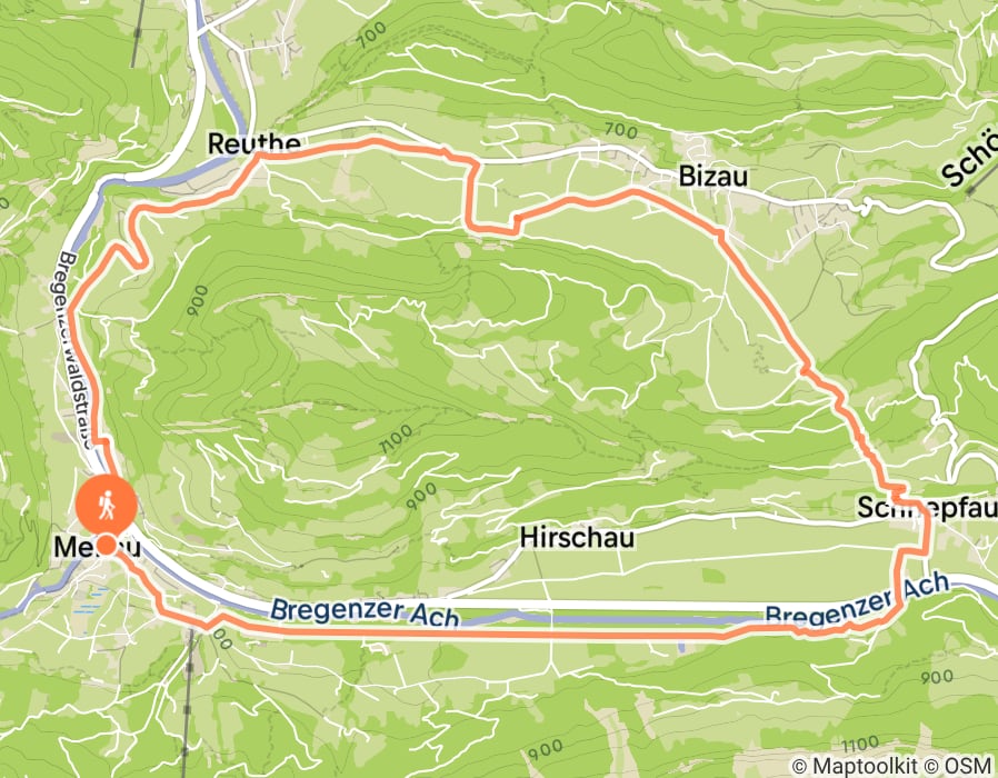 Karte der Tour