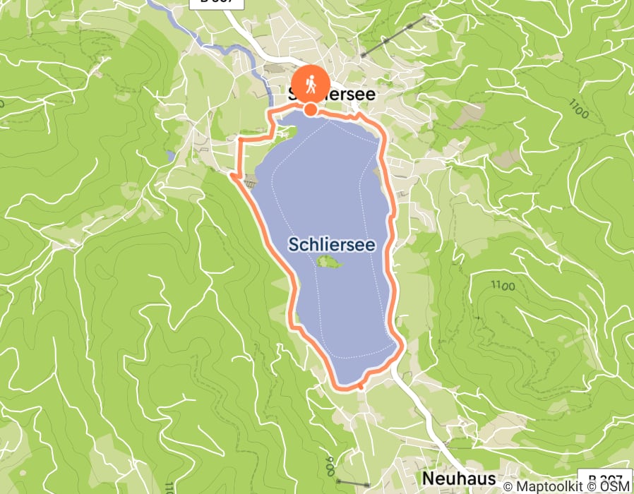 Karte der Tour