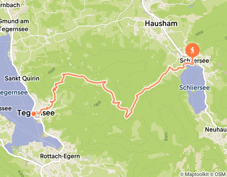 Karte der Tour