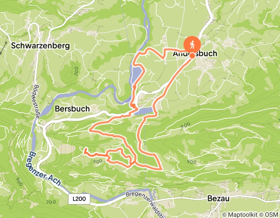 Karte der Tour