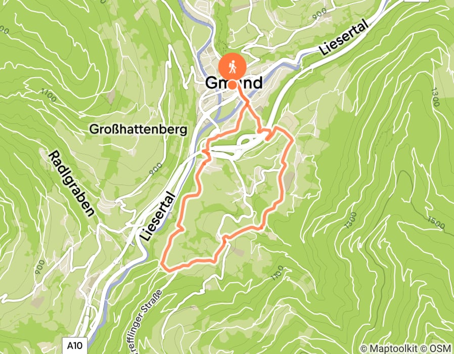 Karte der Tour