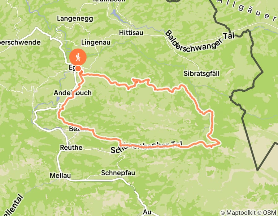 Karte der Tour